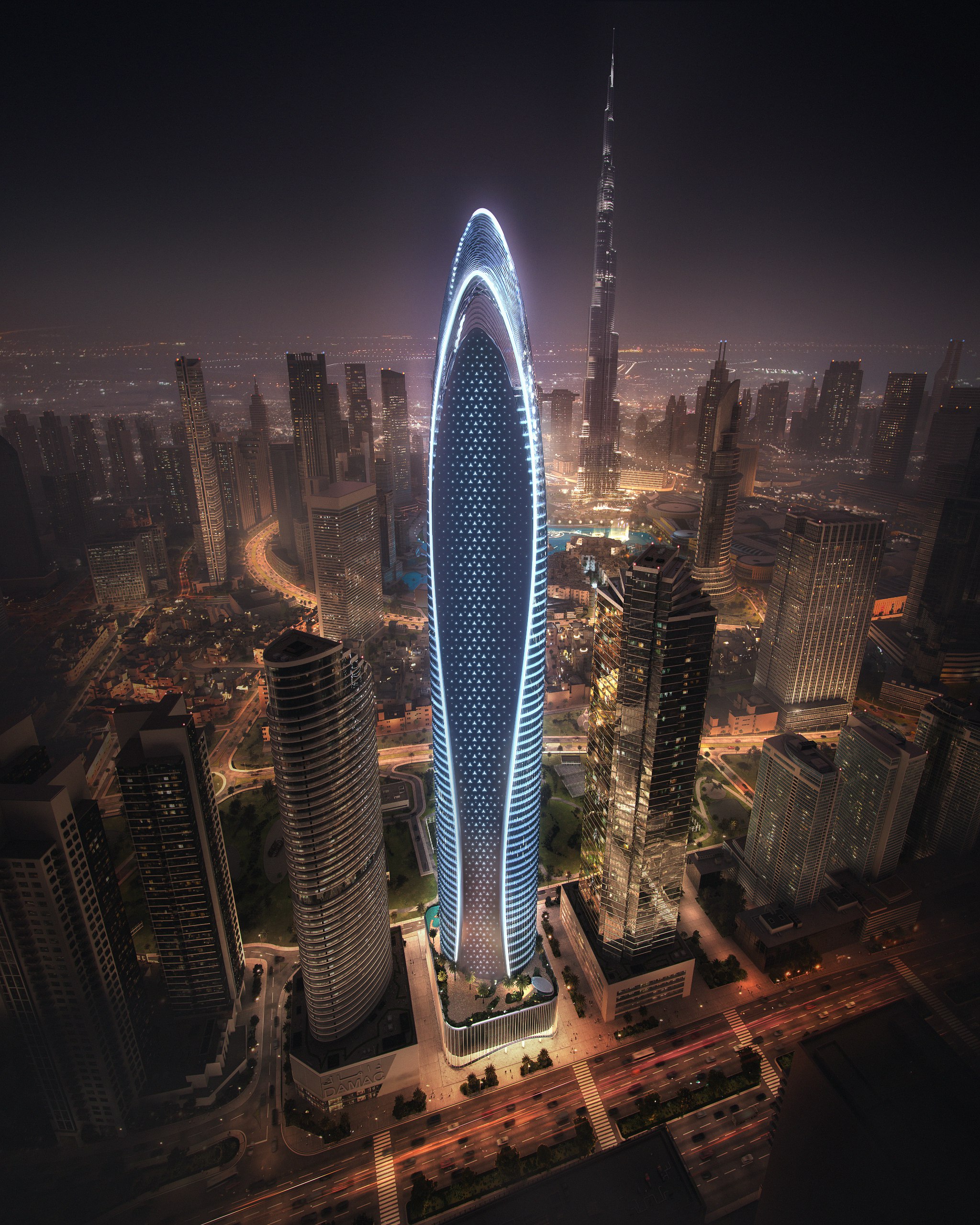 Mercedes Tower by Binghatti in Downtown Dubai UAE